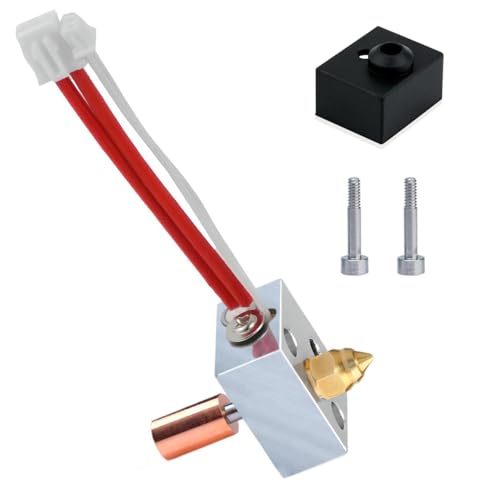Super Print Upgrade Sprite Extruder/Pro Ender 3 s1 Heizblock Hotend Kit,Ender 3 S1 Bi-Metal Heatbreak,Brass Nozzle 0.4mm for Ender 3 S1,Ender 3 S1 Pro,S1 Plus,CR10 Smart Pro,Sermoon V1,300℃ von ZIZISHU