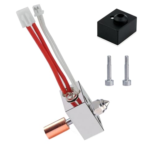 Super Print Upgrade Sprite Extruder/Pro Hotend Kit,Ender 3 S1 Plated Copper Heizblock,Nozzle 0.4,Bi-Metal Heatbreak for Ender 3 S1,Ender 3 S1 Pro,Ender 3 S1 Plus,CR10 Smart Pro,300℃ von ZIZISHU
