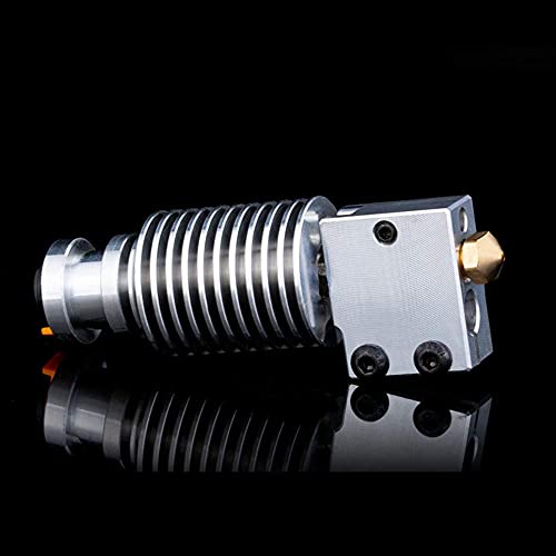 Super Print V6 Volcano Hotend J-Head Hotend All Metal Heater Block Titanium Alloy Heat Break Volcano Nozzle 1.75/0.4mm for Titan Dual Driver Extruder. (Brass Nozzle Kit) von ZIZISHU