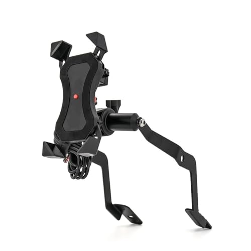 ZJYZYQ Navigationshalterung Für F900XR 2020 2021 2022 Motorrad Windschutzscheibe Ständer Halter Telefon Handy GPS Navigation Platte Halterung Handy GPS Navigation Platte(-USB Charging B) von ZJYZYQ