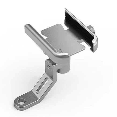 ZJYZYQ Navigationshalterung Für FJR 1300 Für FJR 1300 2001 2002 2003 2004 2005 2006 2007 2008-2023 Motorrad Lenker Handy Halter GPS Stand Halterung Handy GPS Navigation Platte(Silver B) von ZJYZYQ