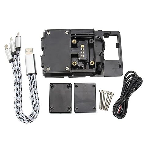 ZJYZYQ Navigationshalterung Für R 1200 RT 2013 2012 2011 2010 Für R1200RT GPS Navigator USB Lade Telefon Halter Navigation Halterung Motorrad Handy GPS Navigation Platte(B) von ZJYZYQ