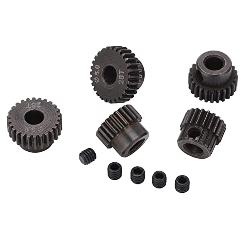 48DP -Motorausrüstung, RC Truck Climbing Car Metal Stahl Stahlritzel 20T 22T 24T 28T 28T, Gute Ersatzteile für Fernbedienungsauto -Auto - 1/10, Exquisites Handwerkskunst, von ZJchao