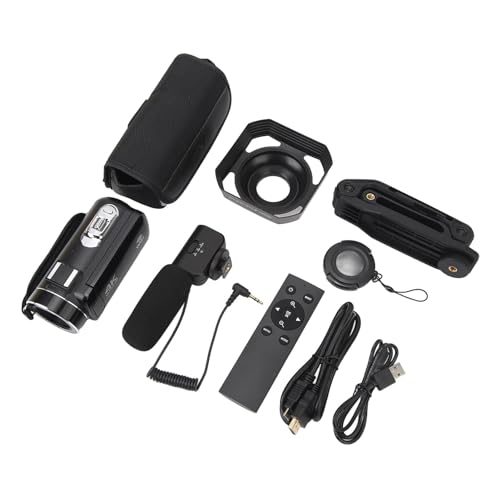 4K Video Camcorder, 56MP Digital Camera with 18X Digital Zoom and Night, 3.0 Inch IPS Touch Screen, Camcorder for Making Video Calls and Vlogging, 128GB Storage Supported von ZJchao