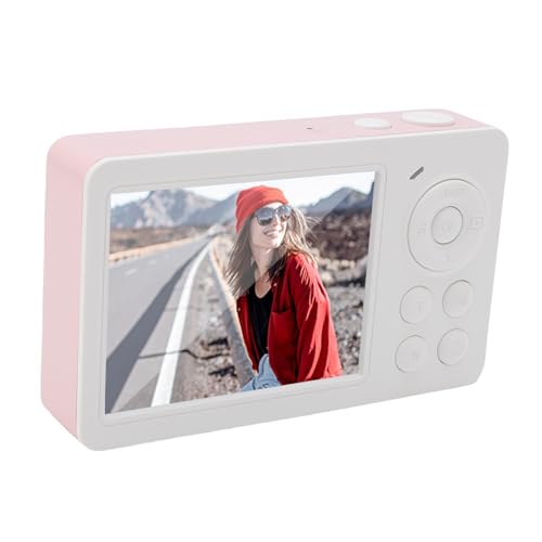50MP 4K 2,8 -Zoll -Bildschirm Digitalkamera 16x Zoom, AF Focus Full Metal Body Unterstützt Bis zu 128 G Speicher Vivid Display Sowie eine Fill Leichte Anti -Shake -Kamera mit (PINK) von ZJchao