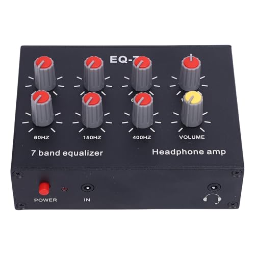 7 Band EQ Equalizer Digital 2 Channel Sound Equalizer mit 3,5 Mm Stecker DC 5-12V für Musikbegeisterte von ZJchao