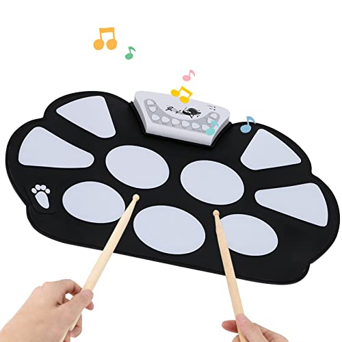 Drum Set, Drum Pad Elektrisches Set Elektronisches Übungskissen mit Kopfhörerbuchst Drum Set, Drum Pad Elektrisches Set Elektronisches Übungskissen mit Kopfhörerbuchst von ZJchao