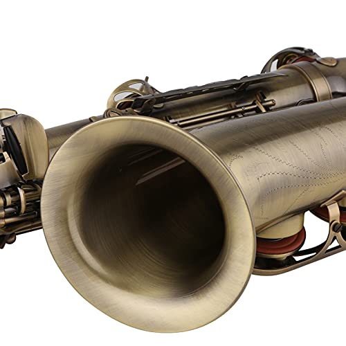 E Flaches Alt -Saxophon, EB Altoxophon EB Alto Horn Vintage Saxophon Anfänger Student Altsaxophon E Flaches Alt -Saxophon, EB Altoxophon EB Alto Horn Vintage Saxophon Anfänger Student Altsaxophon von ZJchao