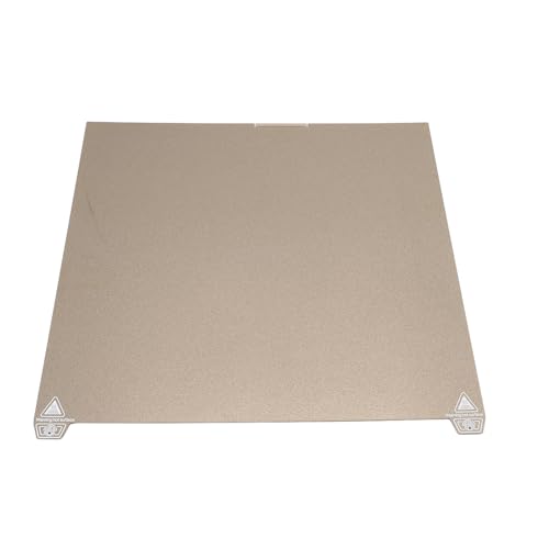 Flexible Bauplatte, Strukturierte PEI und Glänzendem Film Doppelseitig Doppelseitigem Druckbett Flexible Abnehmbare Federbettplatte für K2 Plus -Drucker 370x370mmmm von ZJchao