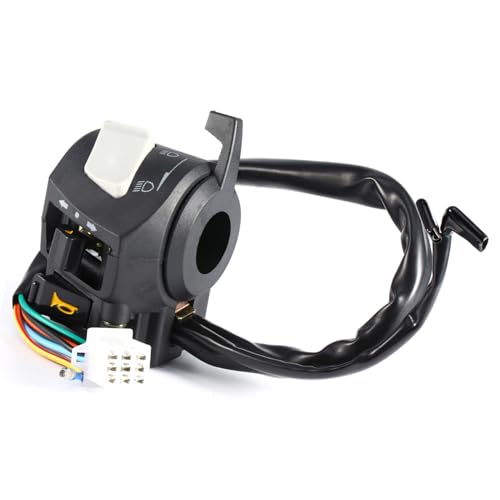 Motorrad -Lenkerschalter Universal 7/8 -Zoll -Lenker -Controller -Schalter Integrierter Blinker -Startschalter für Piaagio Agusta Motorcycles Scooters Dirt Bikes Quad ATVs von ZJchao