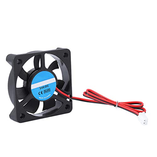 PC-Kühlungslüfter, PC-Hülle-Lüfter 3D-Drucker-Kühllüfter mit 2Pin-Kabel-Computer-Hülle-Lüfter 24 V 4000-6500 U/Min 8-14CFM DIY 5010 Kühlungslüfter 3D-Druckerzubehör Teil von ZJchao