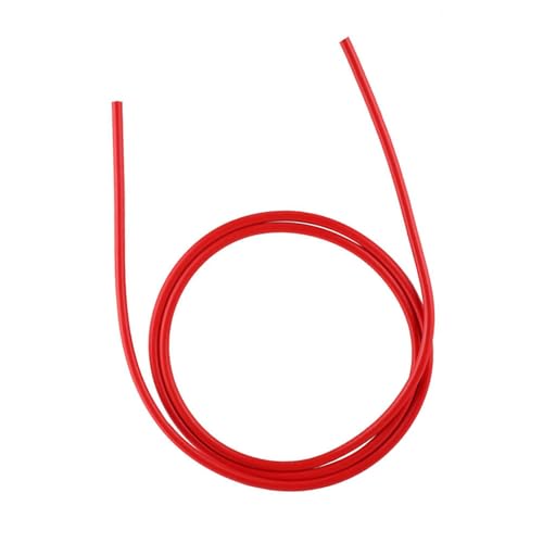 Ptfe -Röhrchen, Filamentanschluss Pneumatische Einrichtungen Ptfe 3D -Druckerzubehör Ptee -Rohr -Düsen -Rohr -Teflon -Schlauchanschlussanschluss für 3D -Drucker 1 M 2 * 4mm (Rot) von ZJchao