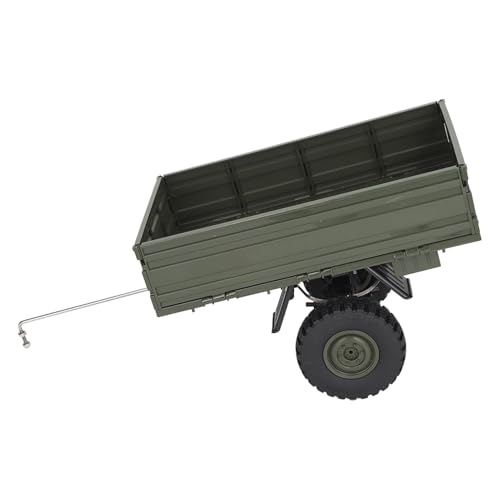 RC -Anhänger für P06, Verbesserte Metallreifen, 1:16 Skala mit Problemen für Farmtraktoren, RC -Auto (Green) von ZJchao