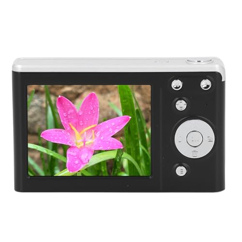 Schülerkamera 50MP 4K Digitalkamera, 16x Zoom Autofokus Kompaktkamera mit Fülllicht, Ideal für Schüler, Jungen Mädchen (Black) von ZJchao