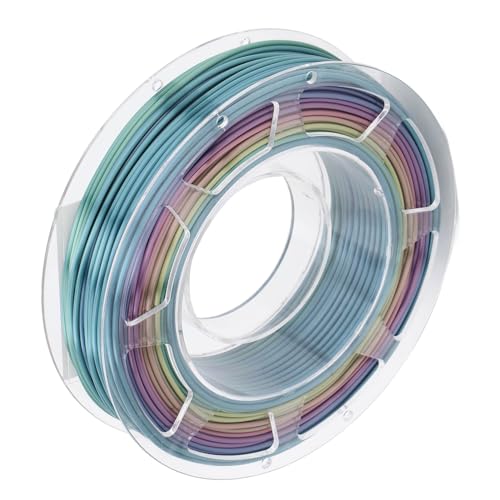 Seidenregenbogenfarben -Farbfilament 1,75 Mm, 3D -Drucker -PLA -Filament Fastladient Farbwechsel, Kompatibel mit den Meisten FDM -3D -Druckern, Unterstützt Handwerk, Ornamente, Seidenregenbogenfarben -Farbfilament 1,75 Mm, 3D -Drucker -PLA -Filament Fastladient Farbwechsel, Kompatibel mit den Meisten FDM -3D -Druckern, Unterstützt Handwerk, Ornamente, von ZJchao