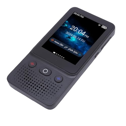 Sprachübersetzer Gerät 2 Wege Echtzeit Smart Voice Translator 138 Sprachen Übersetzung WiFi Chatgpt 3,0 Zoll Touchscreen Tragbares ABS Black 1000MAH 1 GB 8 GB Sprachübersetzer Gerät 2 Wege Echtzeit Smart Voice Translator 138 Sprachen Übersetzung WiFi Chatgpt 3,0 Zoll Touchscreen Tragbares ABS Black 1000MAH 1 GB 8 GB von ZJchao