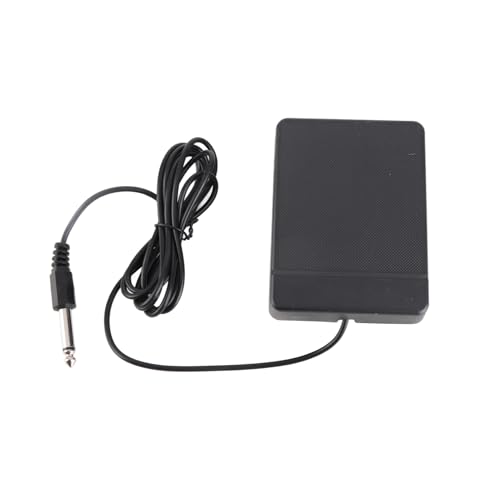 Sustain Pedal, Sustain Pedal für Keyboard Piano Universal Single für Musikinstrumente, Umweltbauch (6,35 mm) von ZJchao