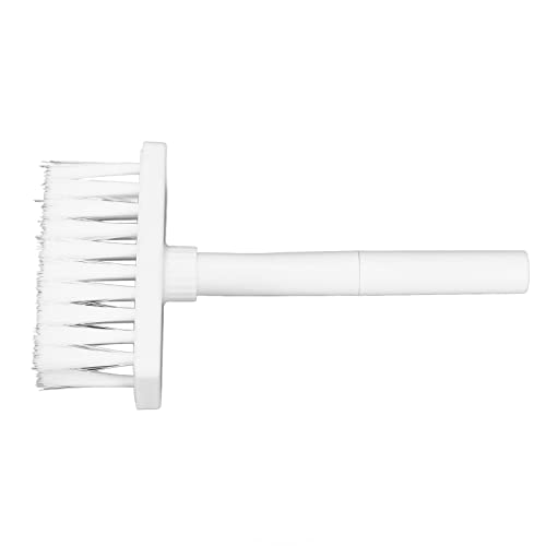 Tastaturbürste, Tastaturbürstenreiniger Kit Doppelkopf 5 in 1 Multifunktion 3 Zeilen Tastatur Duster mit Separatem Struktur für Kopfhörer, Mobiltelefone, Computer, Tablets (White) von ZJchao