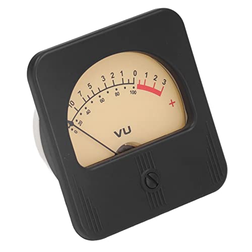 VU -Messgerät, VU -Pegel Meterspannung 2,8 V 3,8 V 20 MA DB Level Meter Stromverstärker mit Hintergrundbeleuchtung Messgeräten für Home Stereo für das Aufnehmen von Studio Home Audio von ZJchao