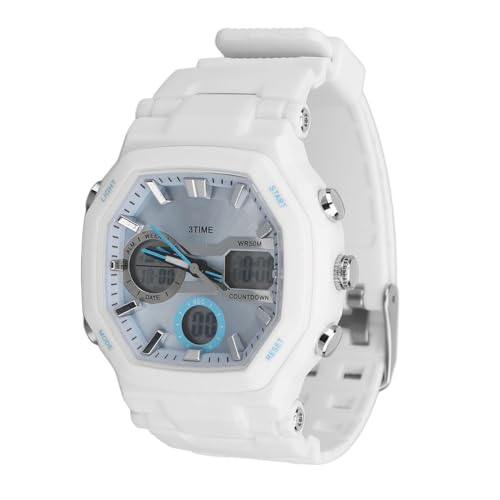 ZJchao Analog Digitale LED -Uhr Multifunktionale Sportuhr mit 50 M 3 Zeitzonen Stoppuhr Wecker für Outdoor -Aktivitäten ZJchao Analog Digitale LED -Uhr Multifunktionale Sportuhr mit 50 M 3 Zeitzonen Stoppuhr Wecker für Outdoor -Aktivitäten von ZJchao