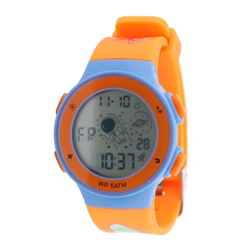 ZJchao Digitaluhr für Kinder, Multifunktionale Sportuhr mit Buntem Leuchtdisplay, 50 M Wasserdicht, Alarm, Japanische Batterie, Stoppuhr, Kalender für Jungen und Mädchen, ABS-Gehäuse ZJchao Digitaluhr für Kinder, Multifunktionale Sportuhr mit Buntem Leuchtdisplay, 50 M Wasserdicht, Alarm, Japanische Batterie, Stoppuhr, Kalender für Jungen und Mädchen, ABS-Gehäuse von ZJchao