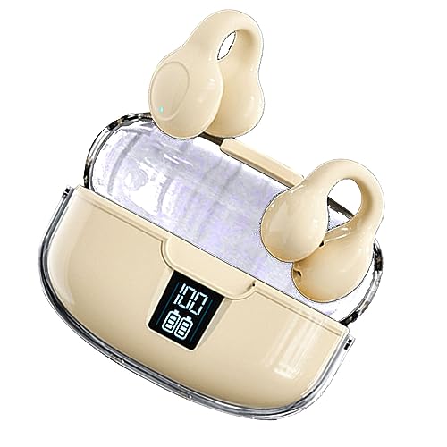 ZJchao Hörklappe -Kopfhörer mit Digitalem Display für Sportleben (Hautfarbe) von ZJchao