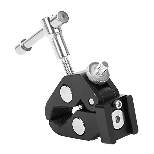 ZJchao Klammern, Kamera -Aluminium -Legierung Kamera Klemme mit Hot Shoe Mount für DSLR von ZJchao