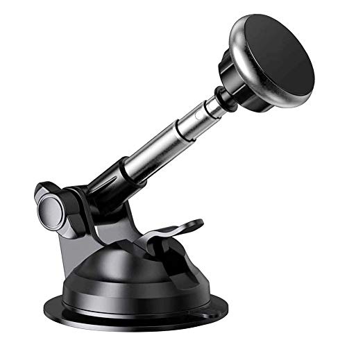 ZJchao Magnetischer Telefonständer, Saug Telefon Montieren Auto -Telefonhalter Universeller Einziehbar mit Starker Absaugung für den Telefonhalter (Magnet Silber) von ZJchao
