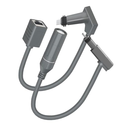 ZJchao SPX-Stecker auf RJ45 Adapter, Wasserdichtes 24 AWG Starlink-Kabel mit RJ45-Buchsen, Datenübertragungsrate 1200 Mbit/s - Ethernet Kabel Adapter und Zubehör für Gen 2 Dish von ZJchao