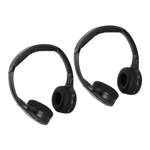 ZJchao Schnurloses Infrarot -Stereo Audio Kopfhörer Earphone Auto Kopfstütze DVD Bequeme Leichte Klare Klang ZJchao Schnurloses Infrarot -Stereo Audio Kopfhörer Earphone Auto Kopfstütze DVD Bequeme Leichte Klare Klang von ZJchao
