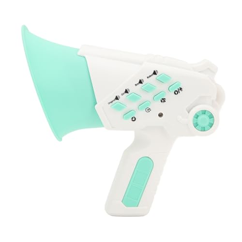 ZJchao Sprachwechsler -Mikrofon, Kinderspielzeug Megaphone Lustiges Megaphon mit Multi -Voice Effekten Kunststoff Hellgrüner Wechsler Horn Spielzeug Spielzeug Handheld Lautsprecher für Jungen Mädchen ZJchao Sprachwechsler -Mikrofon, Kinderspielzeug Megaphone Lustiges Megaphon mit Multi -Voice Effekten Kunststoff Hellgrüner Wechsler Horn Spielzeug Spielzeug Handheld Lautsprecher für Jungen Mädchen von ZJchao