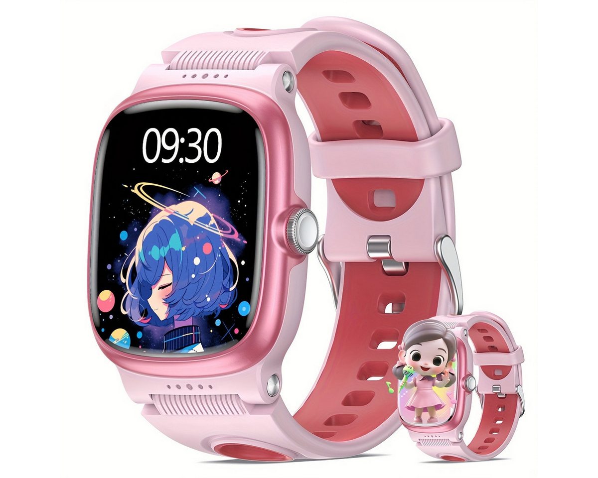 ZKCREATION für Jungen, Mädchen Smartwatch (Andriod iOS), mit mehreren Rätselspielen, IP68 Hochwertig, anpassbare Zifferblätter von ZKCREATION