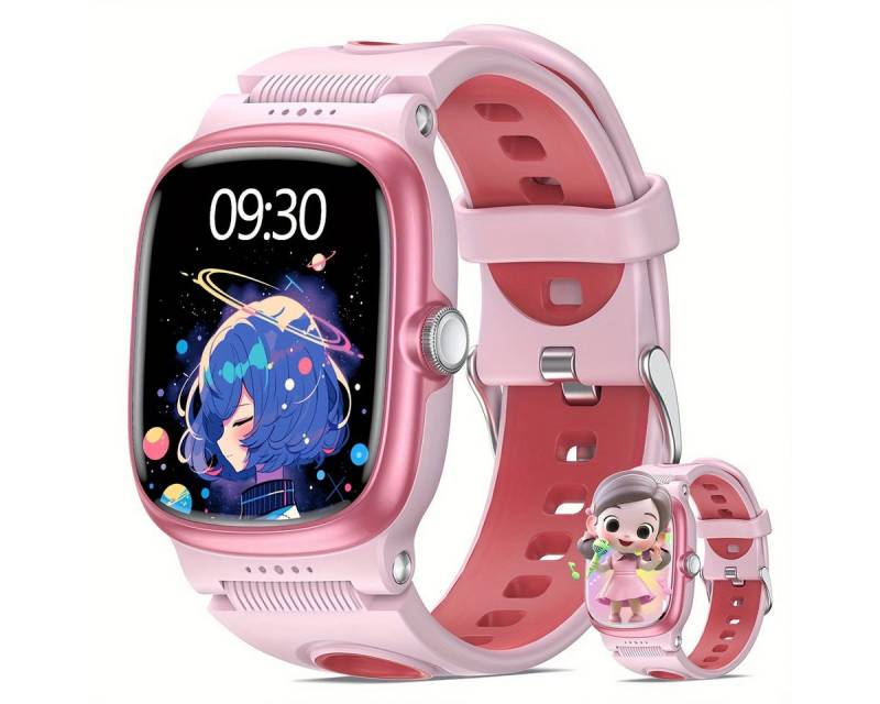 ZKCREATION für Jungen, Mädchen Smartwatch (Andriod iOS), mit mehreren Rätselspielen, IP68 Hochwertig, anpassbare Zifferblätter von ZKCREATION