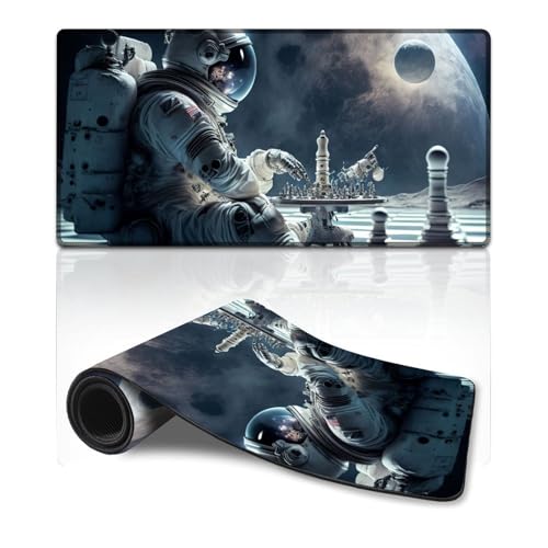 Gaming-Mauspad Chess Universe, extragroßes Mauspad (30 x 60 x 0,3 cm), Mäusepad für Computer, Arbeit, Gaming, Geschenke für Frauen von ZKYUBEK