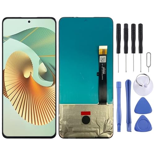 ZLALISA AMOLED Material LCD -Bildschirm für ZTE Axon 30 Pro 5G A2022 mit Digitalisierer Vollbaugruppe (schwarz) von ZLALISA