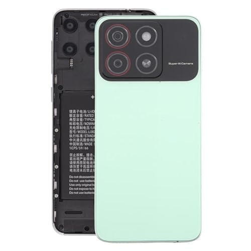 ZLALISA Akkudeckel für ZTE Blade A35 Z2453 mit Mittelrahmen/Kameralinsenabdeckung (grün) von ZLALISA