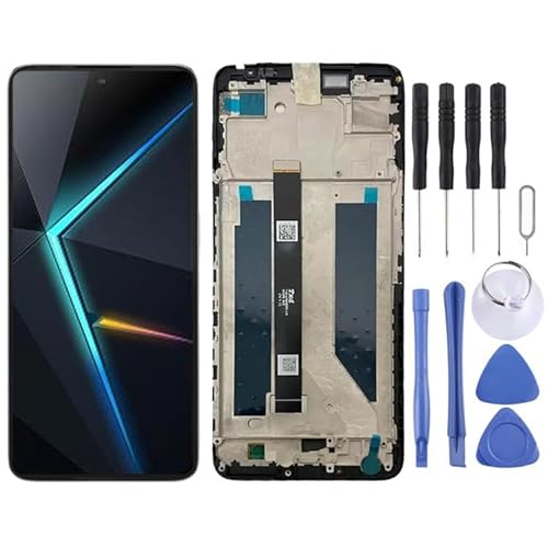 ZLALISA LCD-Bildschirm-Digitizer für ZTE Nubia Neo 2 5G Z2352N, komplette Montage mit Rahmen, Schwarz ZLALISA LCD-Bildschirm-Digitizer für ZTE Nubia Neo 2 5G Z2352N, komplette Montage mit Rahmen, Schwarz von ZLALISA