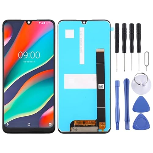 ZLALISA LCD -Bildschirm für Wiko View3 Pro mit Digitalisierer Vollbaugruppe (schwarz) von ZLALISA
