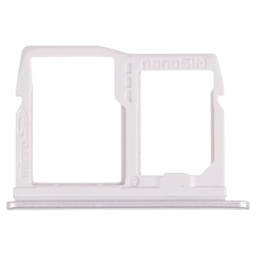 ZLALISA Nano SIM-Kartenschale + Micro SD-Kartenschale für LG K31 LM-K300Q, LMK300, LGL355DL (Silber) von ZLALISA