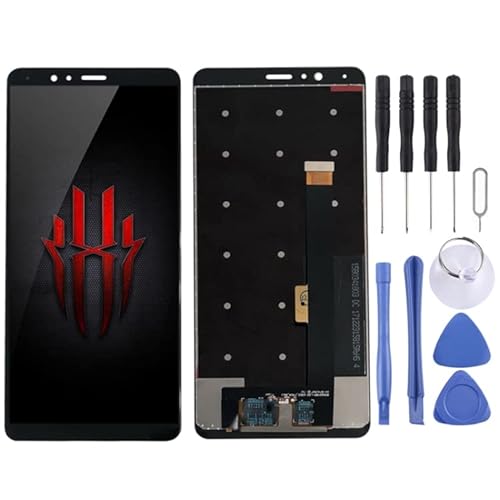 ZLALISA OEM LCD -Bildschirm für ZTE Nubia Red Devil Red Magic NX609J mit Digitalisierer Vollbaugruppe (schwarz) von ZLALISA