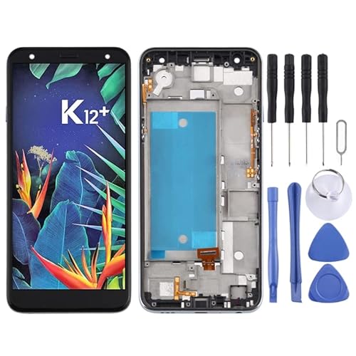 ZLALISA TFT LCD -Bildschirm für LG K40 LMX420 / X4 2019 / K12 Plus, Doppel -SIM -SIM -mit -Digitalisierer Vollbaugruppe (schwarz) von ZLALISA