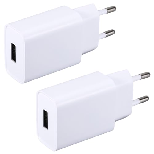 2er-Pack USB Netzteil 5V 2A USB Ladegerät Stecker Netzstecker Steckdosenadapter Ladestecker für Handy,Monitor,Kopfhörer,Tischleuchte,E-Book Reader,Tablet Kinder 2er-Pack USB Netzteil 5V 2A USB Ladegerät Stecker Netzstecker Steckdosenadapter Ladestecker für Handy,Monitor,Kopfhörer,Tischleuchte,E-Book Reader,Tablet Kinder von ZLONXUN
