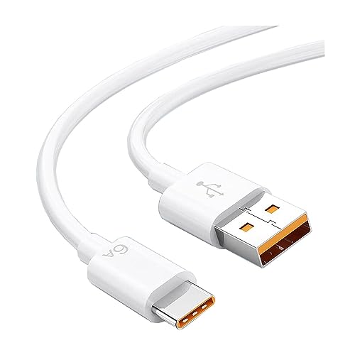 ZLONXUN 120W Turbo Kabel USB C Kabel für Xiaomi Redmi Note 13/10S/12/11/11S/11T/9/8/12 Pro; Xiaomi 14 13 10T 11T Pro 12T 11 12 Lite, POCO X6/X5/C65/X4/F3/M5/Mi Pad 5.(1,5 Meter, weiß) von ZLONXUN