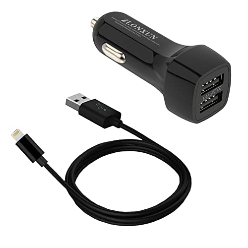 ZLONXUN KFZ Auto Ladegerät/Netzteil und Kabel compatibel met iPhone 13 14 12 11 Pro Max XS XR SE 8 8 Plus 7 7 Plus 6 6S Plus X ZLONXUN KFZ Auto Ladegerät/Netzteil und Kabel compatibel met iPhone 13 14 12 11 Pro Max XS XR SE 8 8 Plus 7 7 Plus 6 6S Plus X von ZLONXUN