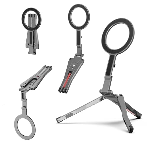 ZLOS PS03 MagFlex Multi-Ständer, klappbarer MagSafe-Stativ-Handyhalter fürs Auto, den Schreibtisch und Reisen – universelle magnetische Befestigungseinrichtung ZLOS PS03 MagFlex Multi-Ständer, klappbarer MagSafe-Stativ-Handyhalter fürs Auto, den Schreibtisch und Reisen – universelle magnetische Befestigungseinrichtung von ZLOS