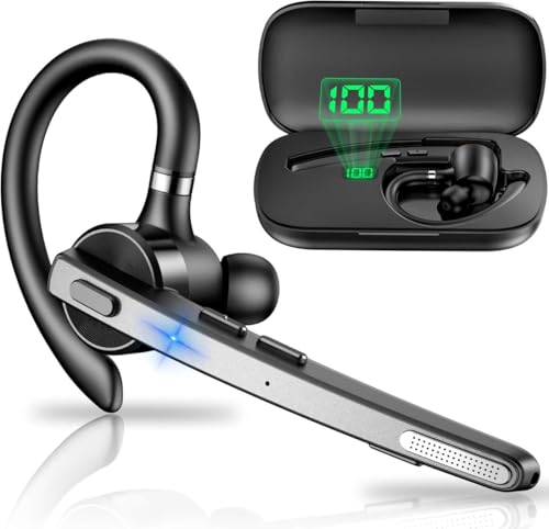 ZLOS Wireless Noise-Canceling Bluetooth Headset with Charging Case and Adjustable Fit, 30H Playtime, Adjustable Fit, Bluetooth 5.3, for iPhone & Android ZLOS Wireless Noise-Canceling Bluetooth Headset with Charging Case and Adjustable Fit, 30H Playtime, Adjustable Fit, Bluetooth 5.3, for iPhone & Android von ZLOS