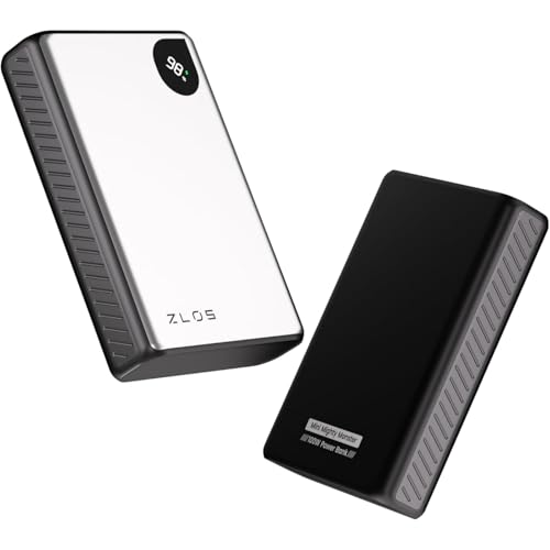 ZLOS YG20 Powerbank 20000mAh, 100W USB-C-Schnellladung, Mini Tragbares Ladegerät mit LED-Anzeige, Kompatibel mit MacBook, iPhone, Huawei, Samsung ZLOS YG20 Powerbank 20000mAh, 100W USB-C-Schnellladung, Mini Tragbares Ladegerät mit LED-Anzeige, Kompatibel mit MacBook, iPhone, Huawei, Samsung von ZLOS