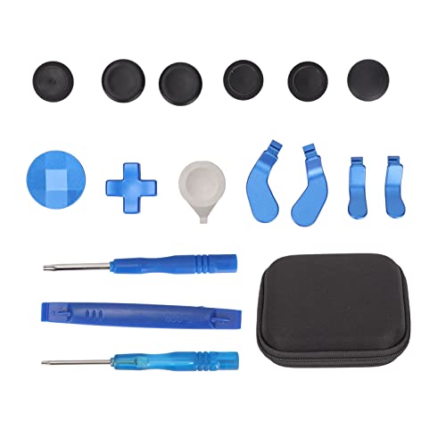 Controller-Zubehörteile, 13-in-1-Gaming-Zubehör-Ersatz Mit Aufbewahrungstasche, Abnehmbares Design, Joysticks, Paddel, Richtungstasten, Controller-Ersatzteile, Kompatibel Mit PS5-Konsole Controller-Zubehörteile, 13-in-1-Gaming-Zubehör-Ersatz Mit Aufbewahrungstasche, Abnehmbares Design, Joysticks, Paddel, Richtungstasten, Controller-Ersatzteile, Kompatibel Mit PS5-Konsole von ZLXHDL