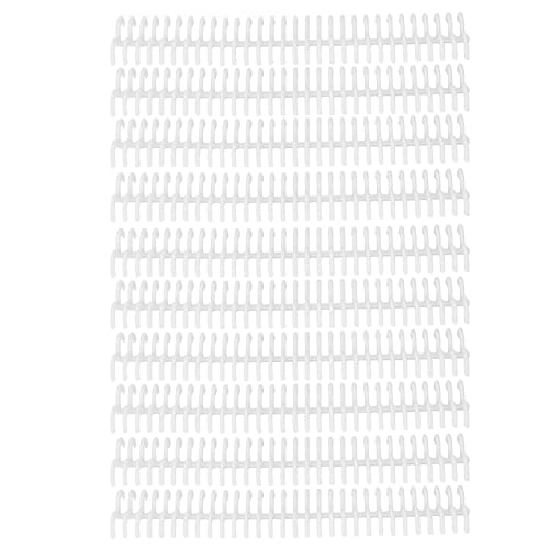 Kunststoff-Spiralbindespulen, 10 Stück, 2,3 Cm, 22 Mm Innendurchmesser, 30 Löcher, Bindespiralen Für A4-A5-Notizbücher, Bindekämme, Buchbindung(Weiss) von ZLXHDL