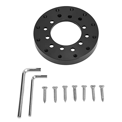 Lenkrad-Adapterplatte, 73 Mm Lenkrad-Steckschlüsselring aus Aluminiumlegierung, CNC-Bearbeitung, Rennwagen-Spiel-Modifikationsset Für Logitech G25 G27 Lenkrad-Adapterplatte, 73 Mm Lenkrad-Steckschlüsselring aus Aluminiumlegierung, CNC-Bearbeitung, Rennwagen-Spiel-Modifikationsset Für Logitech G25 G27 von ZLXHDL